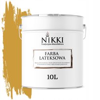 FARBA LATEKSOWA ŚCIENNA KOLOR SEPIA H6737 10L GŁĘBOKI MAT DO ŚCIAN SUFITÓW