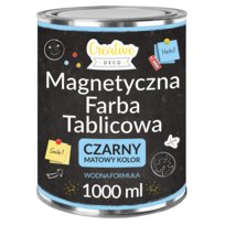 Farba magnetyczna tablicowa 2w1 ścienna czarna do mebli ścian drewna 1000ml