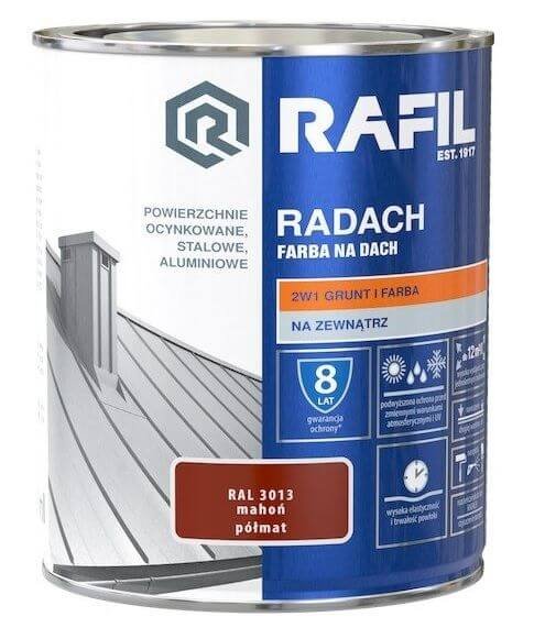 Farba Na Dach Radach 5l Mahoń Ral 3013 Rafil Rafil Sklep Empikcom 3103