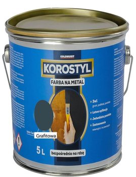 Farba Na Metal 3W1 Korostyl Grafitowy 5L Goldmurit - Goldmurit