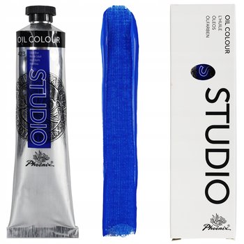 Farba Olejna Phoenix Studio 120 ml - Cobalt Blue Hue 423 Kobaltowa - Profesjonalna Farba Artystyczna o Intensywnym Pigmentie i Doskonałym Kryciu - PHOENIX