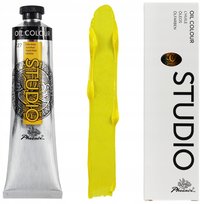 Farba Olejna Phoenix Studio 120 ml - Yellow Middle 227 Żółta - Profesjonalna Farba Artystyczna o Intensywnym Pigmencie i Doskonałym Kryciu