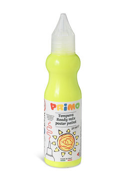 Farba Plakatowa w Tubkach 50ml FLUO: Żółty - Primo