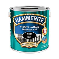 Farba Prosto Na Rdzę Matowy Czarny 2.5L Hammerite HAMMERITE