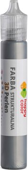 Farba strukturalna 3D, srebrna, 32 ml - Happy Color