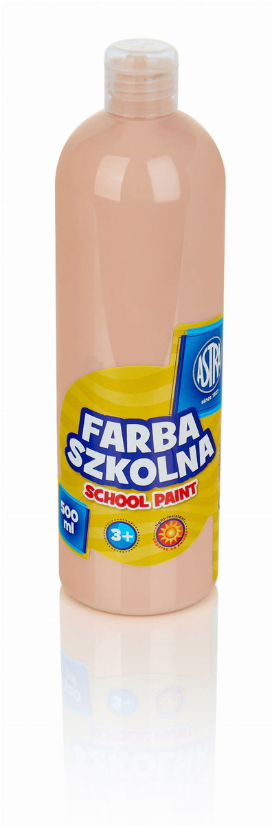 Zdjęcia - Rysowanie Astra Farba szkolna  500 ml - cielista 