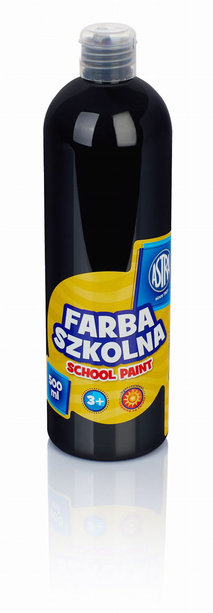 Zdjęcia - Rysowanie Astra Farba szkolna  500 ml - czarna 