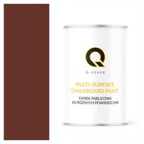 FARBA TABLICOWA DO ŚCIAN PISANIA KREDĄ KOLOR BRĄZOWY RAL8012 1L MAT