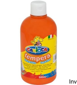 Farba Tempera 500 Ml, Pomarańczowa Carioca 170-2361 - Carioca