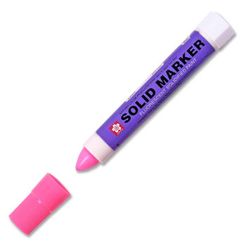 Farba w markerze, Sakura Solid Marker -10/200C, 320 Fluo Pink - BRUYNZEEL