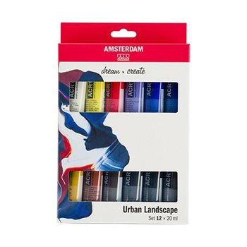 Farby Akrylowe 12x20ml URBAN LANDSCAPE AMSTERDAM Talens - Amsterdam