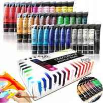 Farby Akrylowe Duży Zestaw Farb Akrylowych 36X20Ml Farba Akrylowa