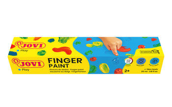 Farby do malowania palcami, 5 kolorów - Jovi