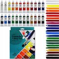 Farby Gouache Phoenix 24 kolory – zestaw gwaszy w tubkach 12 ml dla artystów i hobbystów&nbsp;-&nbsp;PHOENIX