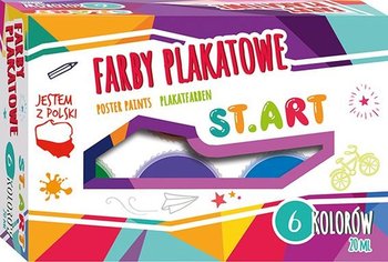 Farby plakatowe, 6 kolorów