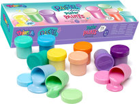 Farby plakatowe pastelowe, 12 kolorów, Colorino Kids 