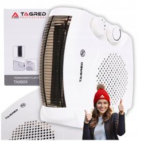 Farelka Elektryczna Termowentylator Ciepłozimno Cichy Grzejnik Piecyk 2000W Tagred