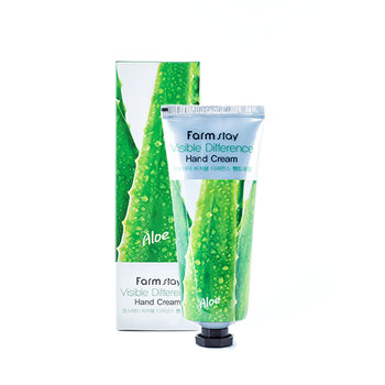 Farm Stay, Visible Difference Hand Cream krem do rąk Aloes 100ml - Farm Stay