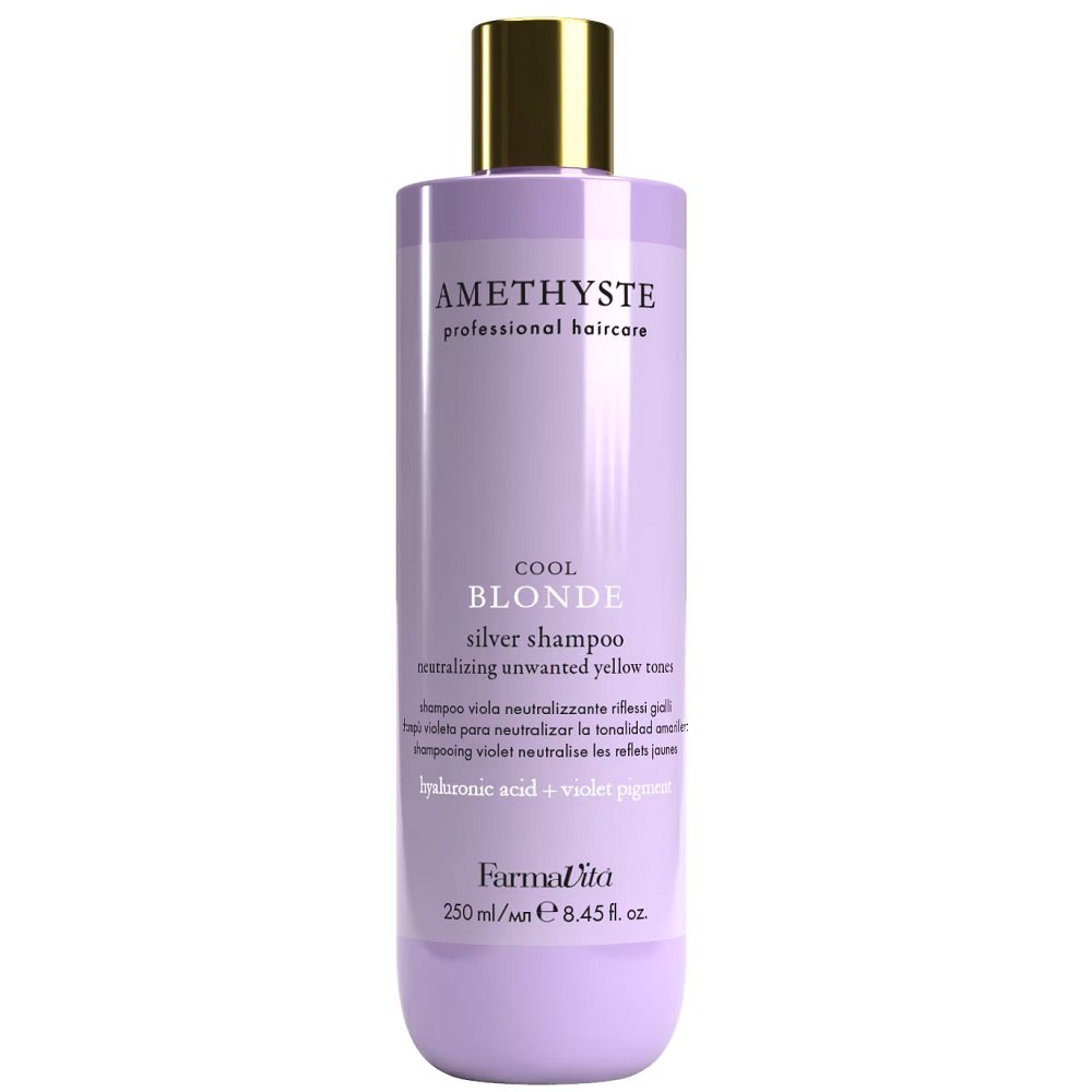 Empik Farmavita Amethyste Cool Blonde szampon do włosów siwych i rozjaśnianych 250ml