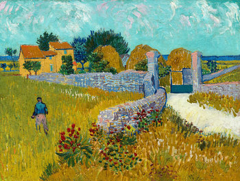 Farmhouse in Provence, Vincent van Gogh - plakat 70x50 cm - Galeria Plakatu