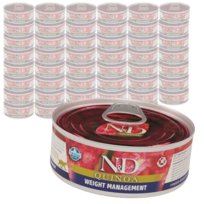 Farmina N&D Cat Quinoa Weight Management 48x80g Mokra Karma z Jagnięciną Dla Kota Redukcja Masy Ciała