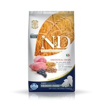 Farmina, N&D LG Puppy Medium &amp, Maxi Lamb &amp, Blueberry, 12kg