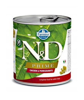 Farmina N&D Prime Dog Chicken&Pomegranate - mokra karma dla psa - puszka 285g - Zamiennik/inny