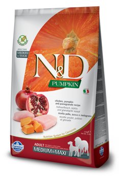 Farmina N&D Pumpkin Grain Free canine CHICKEN AND POMEGRANATE ADULT MEDIUM & MAXI 2,5kg - Farmina