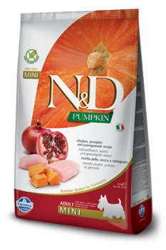 Farmina N&D Pumpkin Grain Free canine CHICKEN AND POMEGRANATE ADULT MINI 2,5kg - Farmina