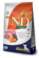 Farmina N&D Pumpkin Grain Free canine LAMB & BLUEBERRY PUPPY MINI KARMA SUCHA 2,5kg