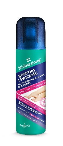 Farmona, Nivelazione, dezodorant do stóp 4w1 dla kobiet Komfort i Świeżość, 180 ml