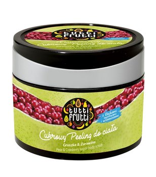 Farmona, Tutti Frutti, cukrowy peeling do ciała Gruszka & Żurawina, 300 g - Farmona