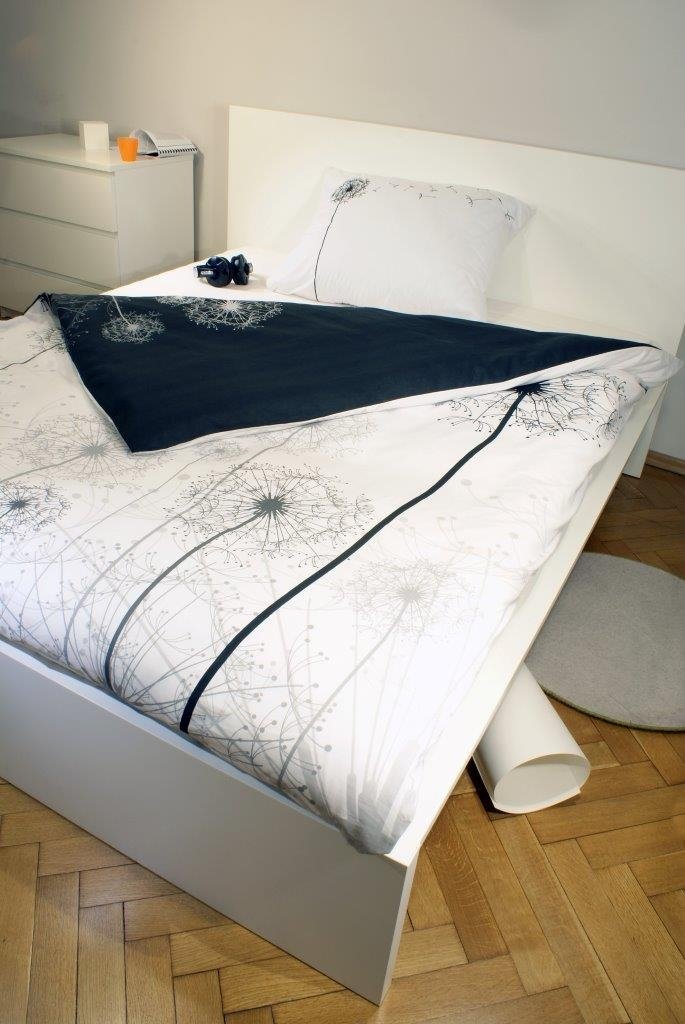 Faro Pościel 140x200 cm bawełna Dmuchawce biel komplet
