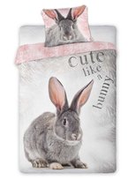 Faro Pościel 160x200+70x80 cm Wild Królik młodzieżowa