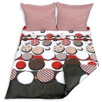 Faro Pościel 160x200 cm Valentini Romance satyna bawełniana 3-elementowy komplet