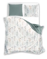 FARO Pościel 220x200+2x70x80 cm Cottage Home bawełna Kwietna Łąka Dzwoneczki Habry