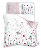 Faro, Pościel satyna bawełniana, 220x200+2x70x80 cm, Pure Sateen, Letnia Łąka