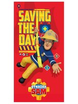 Faro, Strażak Sam, Ręcznik plażowy, 70x140 cm