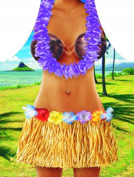 Fartuch kuchenny damski, Hawaii Woman, fartuszek 50x70, śmieszny, zabawny, Darymex - Darymex