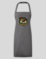 Fartuch kuchenny kucharski NA GRZYBY BOROWIKI Szary