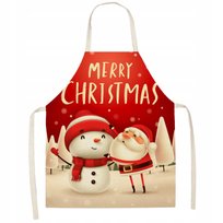 Fartuch Świąteczny Kuchenny Mikołaj Bałwan