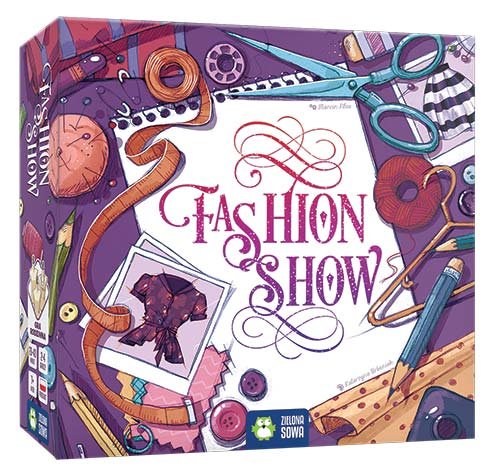 Fashion Show, gra planszowa, Zielona Sowa