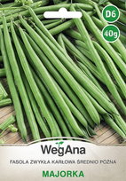 Fasola zwykła karłowa Majorka 40g nasiona - WegAna