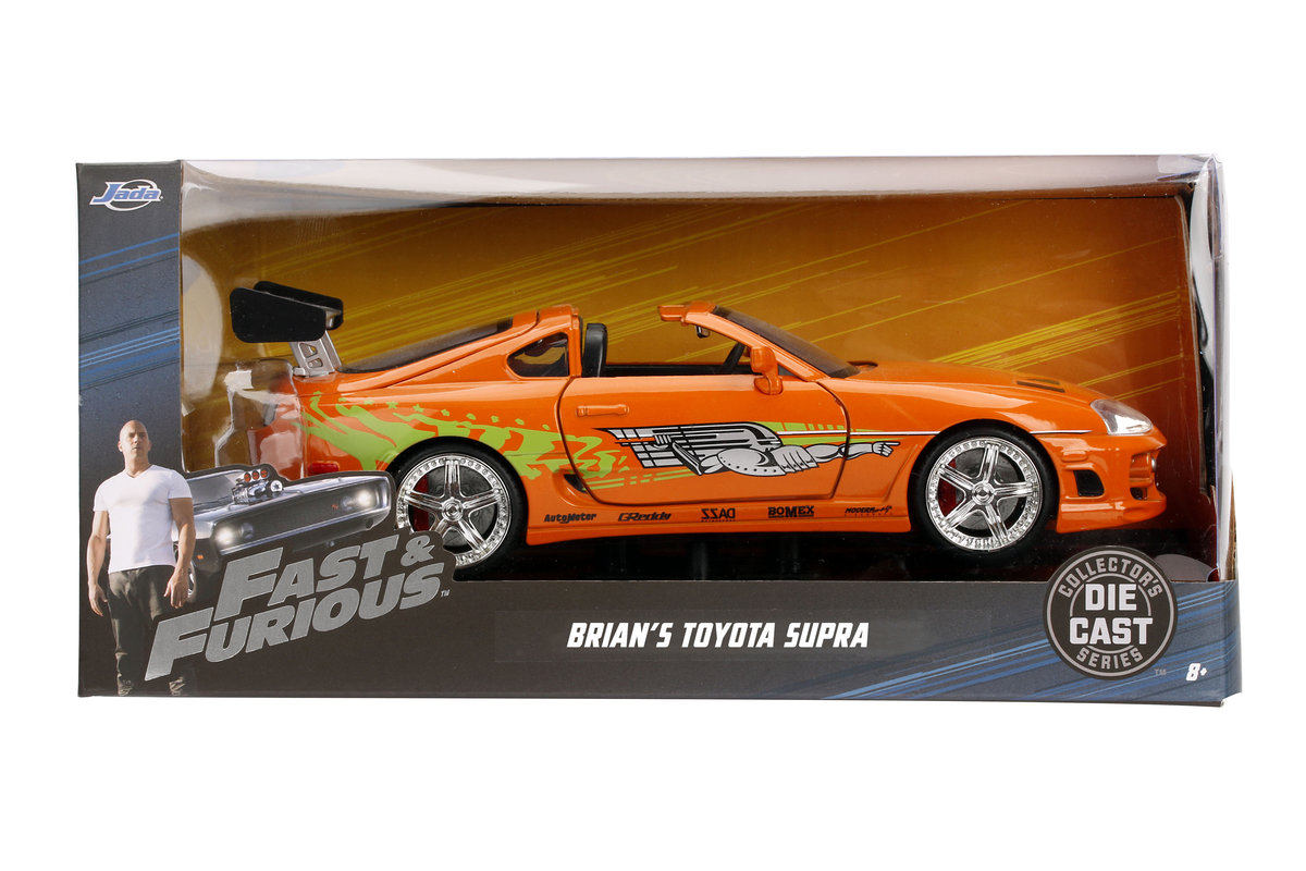 Fast & Furious 1995 Toyota Supra　1/24 Fast & Furious, pojazd 1995 Toyota Supra 1:24 - Jada | Sklep