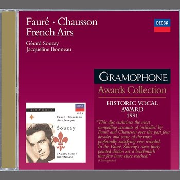 Fauré/Chausson: French Airs - Gérard Souzay, Jacqueline Bonneau
