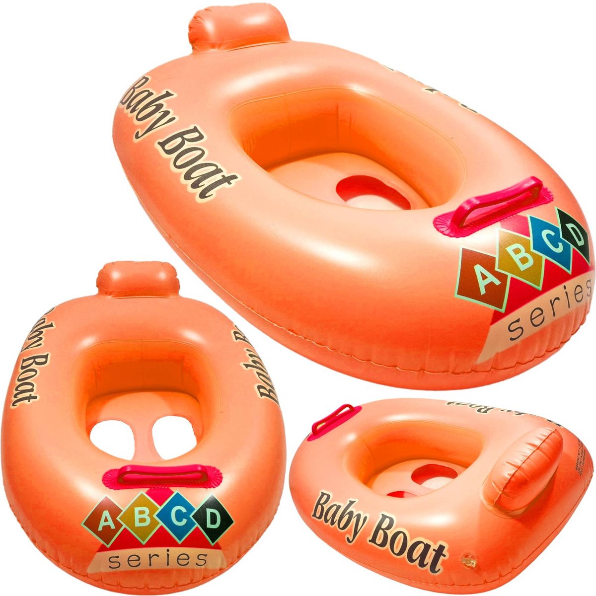 Фото - Іграшка для купання FDJ, Dmuchany ponton dla dzieci łódka otwory na nogi - dla najmłodszych