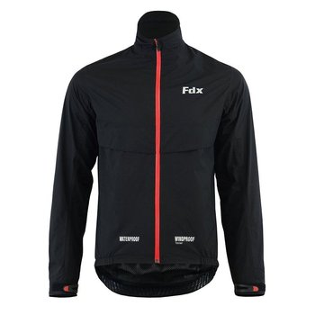 Fdx, Męska kurtka rowerowa wiatroszczelna, kolor czerowny, rozmiar M - FDX