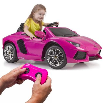 Feber Lamborghini Aventador Pink Samochód Elektryczny Na Pilot 6V 3+ - Feber