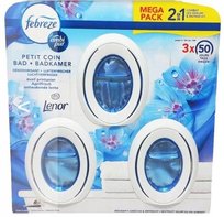 Febreze Ambi Pur Łazienka LENOR Odświeżacz powietrza zestaw 3szt Ambi Pur