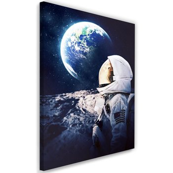 Feeby Obraz na płótnie, FEEBY Astronauta patrzący na Ziemie z kosmosu - Gab Fernando 40x60 - Feeby